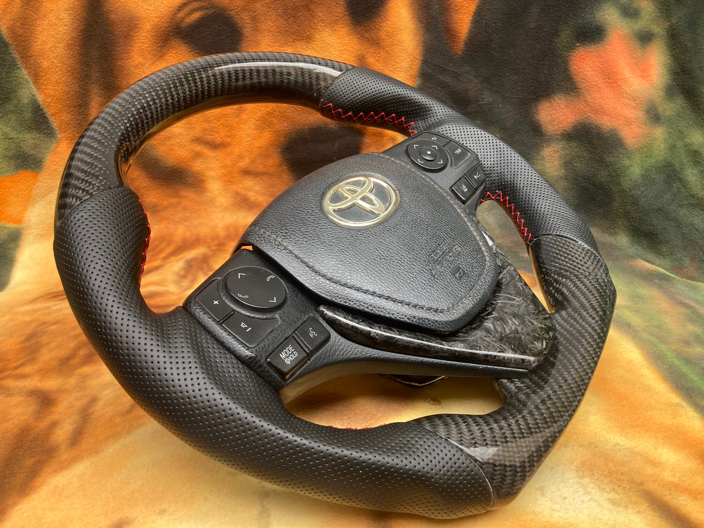 Toyota Grande GLI Yaris XLI fiber Carbon Steering