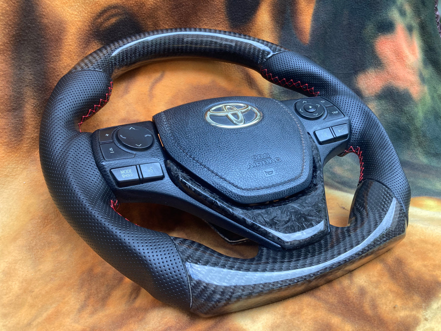 Toyota Grande GLI Yaris XLI fiber Carbon Steering