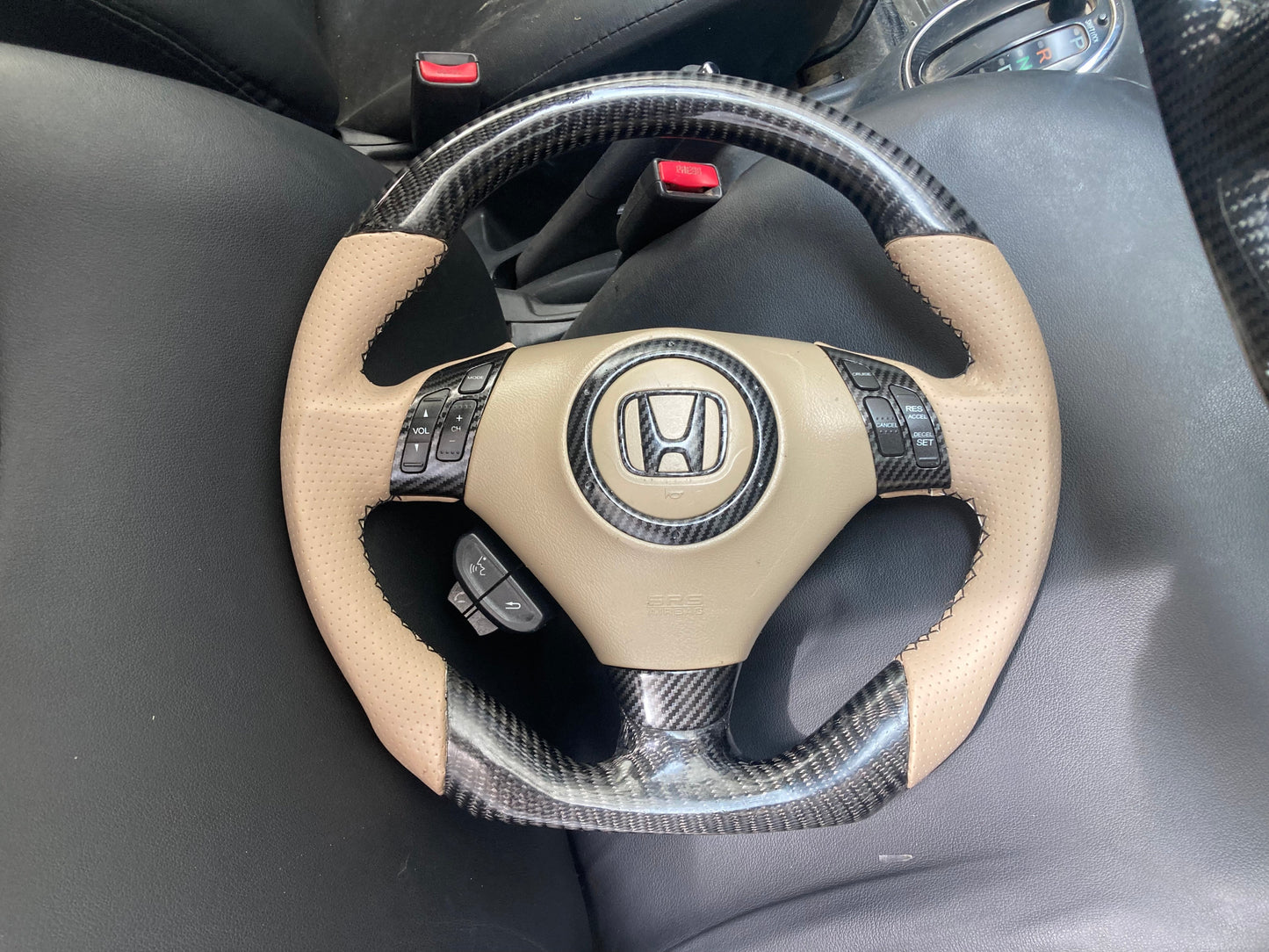 HONDA E705 CM2 Accord Euro R CL7 CL8 CL9 CM3 Fiber Carbon Steering wheel